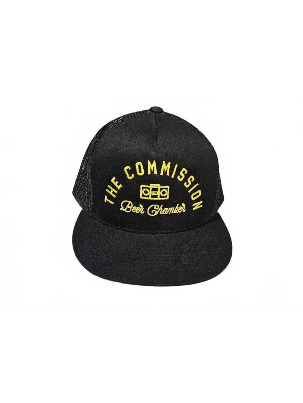 The Commission Beer Chamber Black Mesh Snapback Hat - Classic Cool
